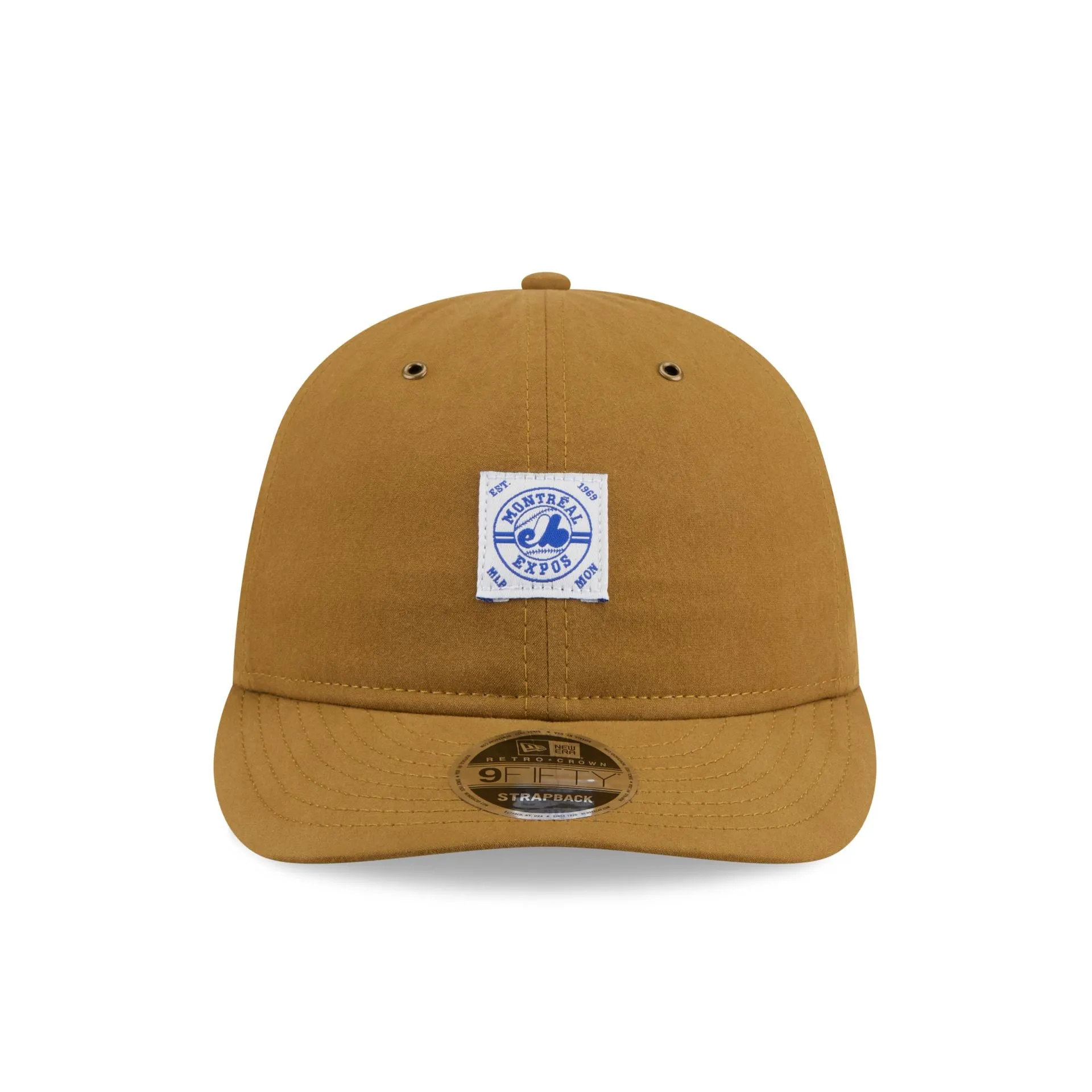 Montreal Expos Brushed Brown Nylon Retro Crown 9FIFTY Adjustable Hat sold by New Era product image thumbnail 2