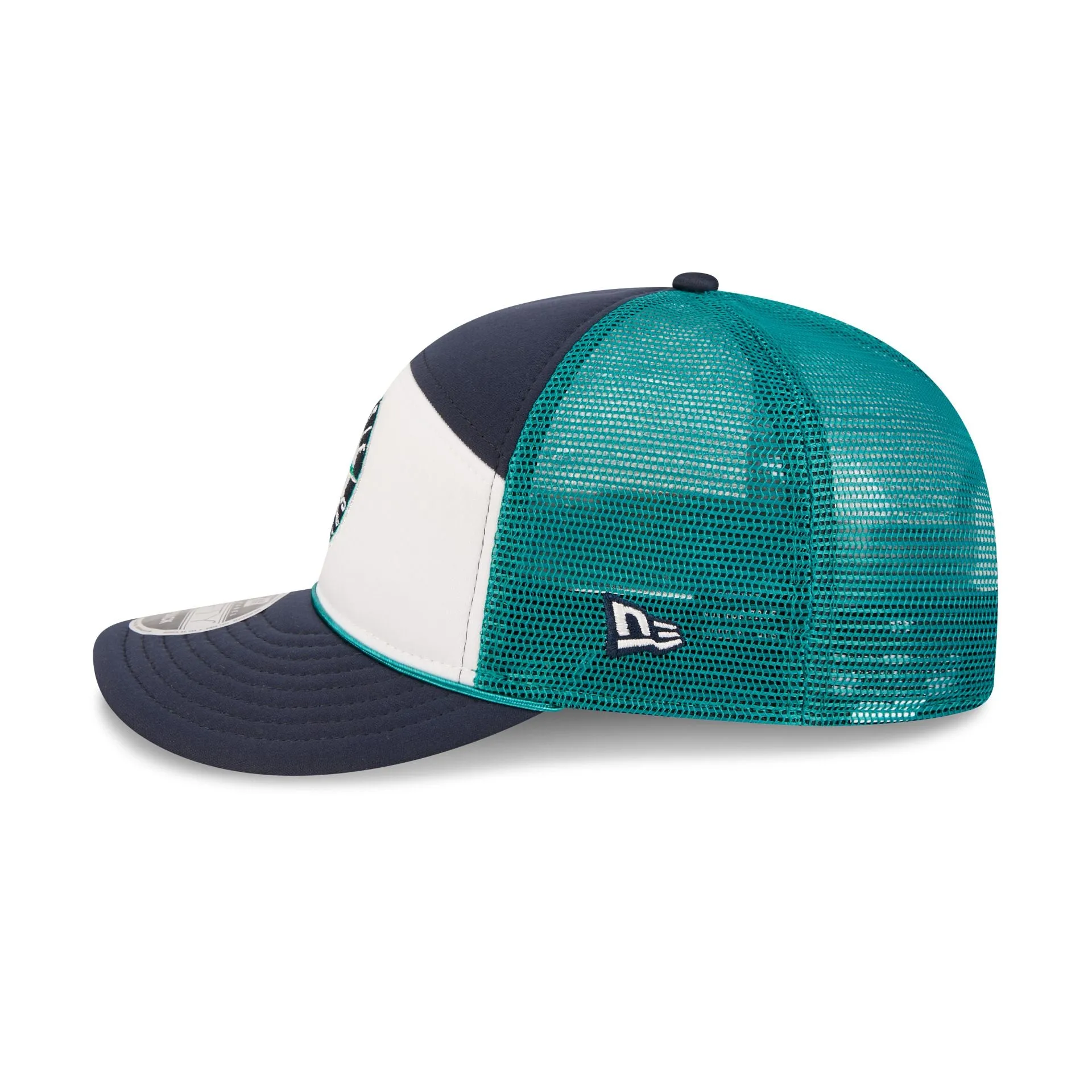 Seattle Mariners Blocked Split Panel 9FIFTY Trucker Hat sold by New Era product image thumbnail 4