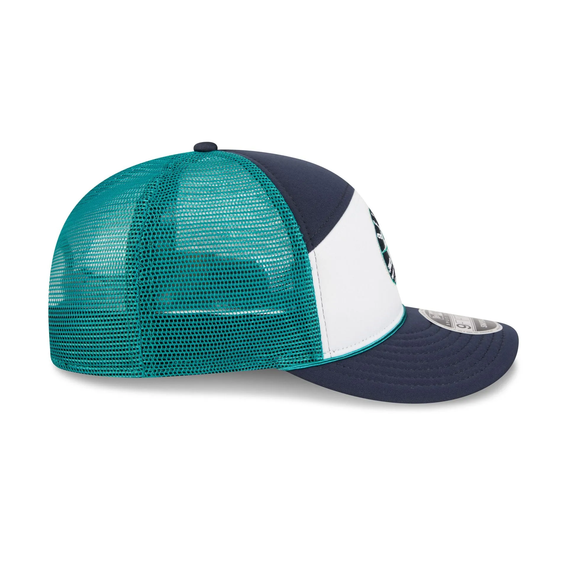 Seattle Mariners Blocked Split Panel 9FIFTY Trucker Hat sold by New Era product image thumbnail 5