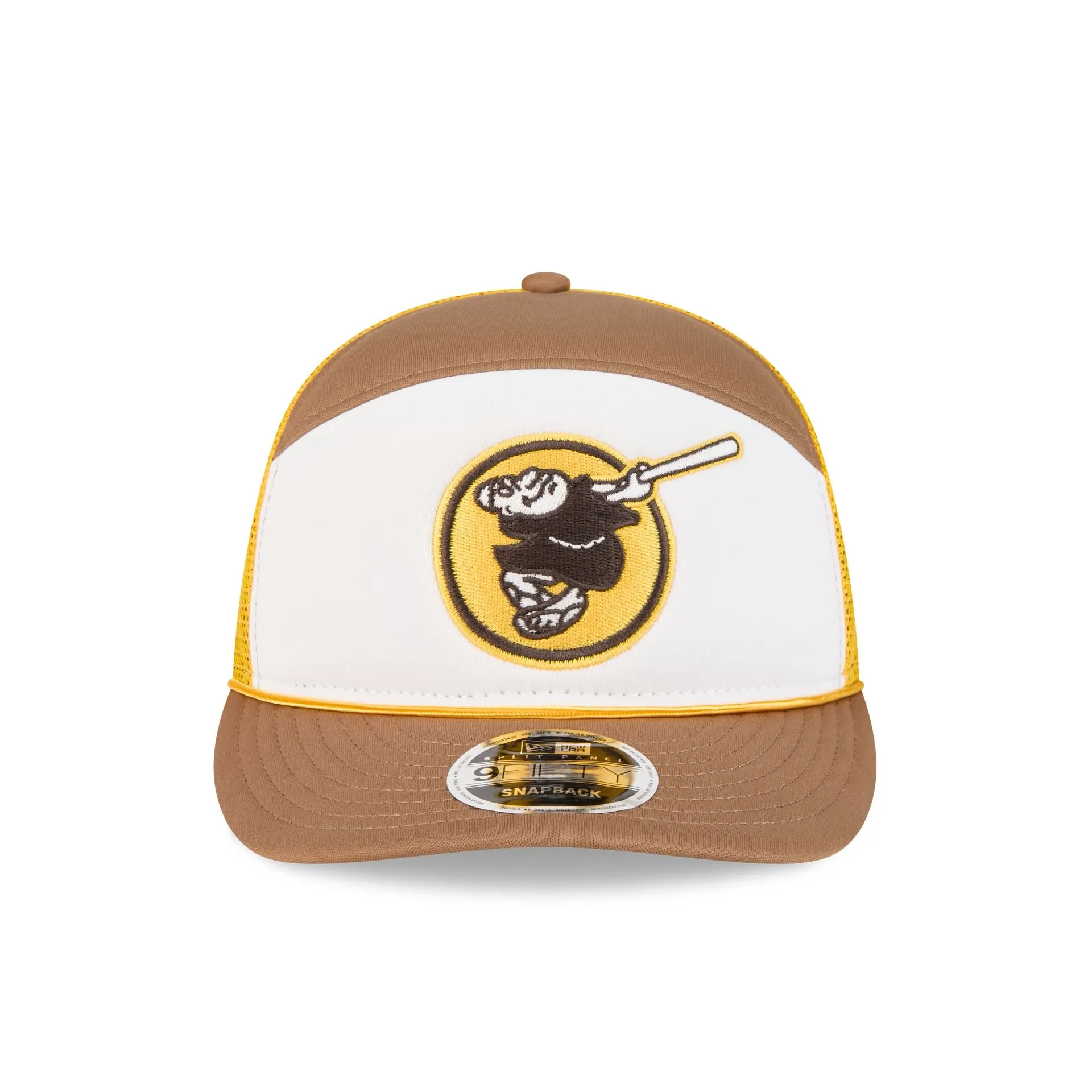 San Diego Padres Blocked Split Panel 9FIFTY Trucker Hat sold by New Era product image thumbnail 2