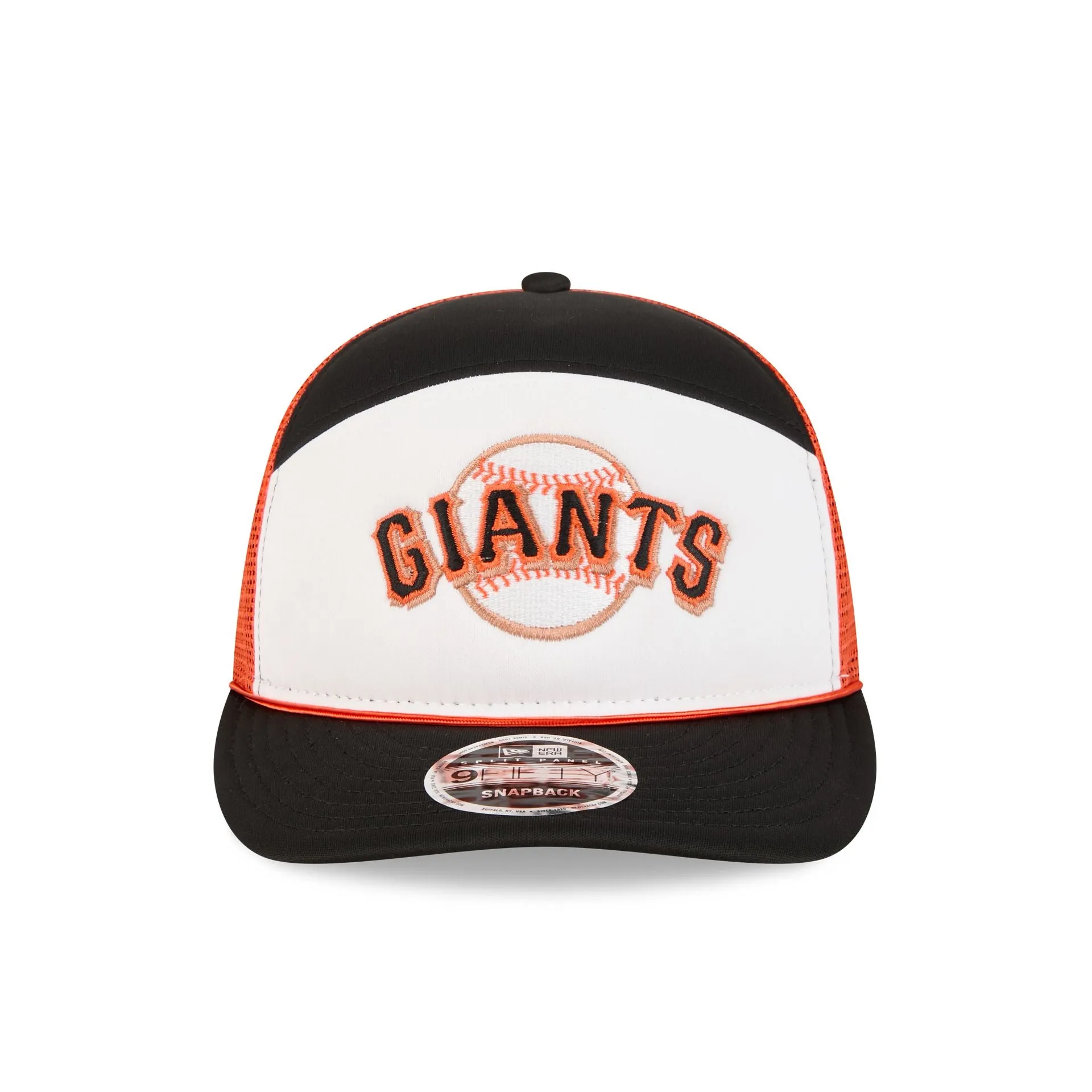 San Francisco Giants Blocked Split Panel 9FIFTY Trucker Hat sold by New Era product image thumbnail 2