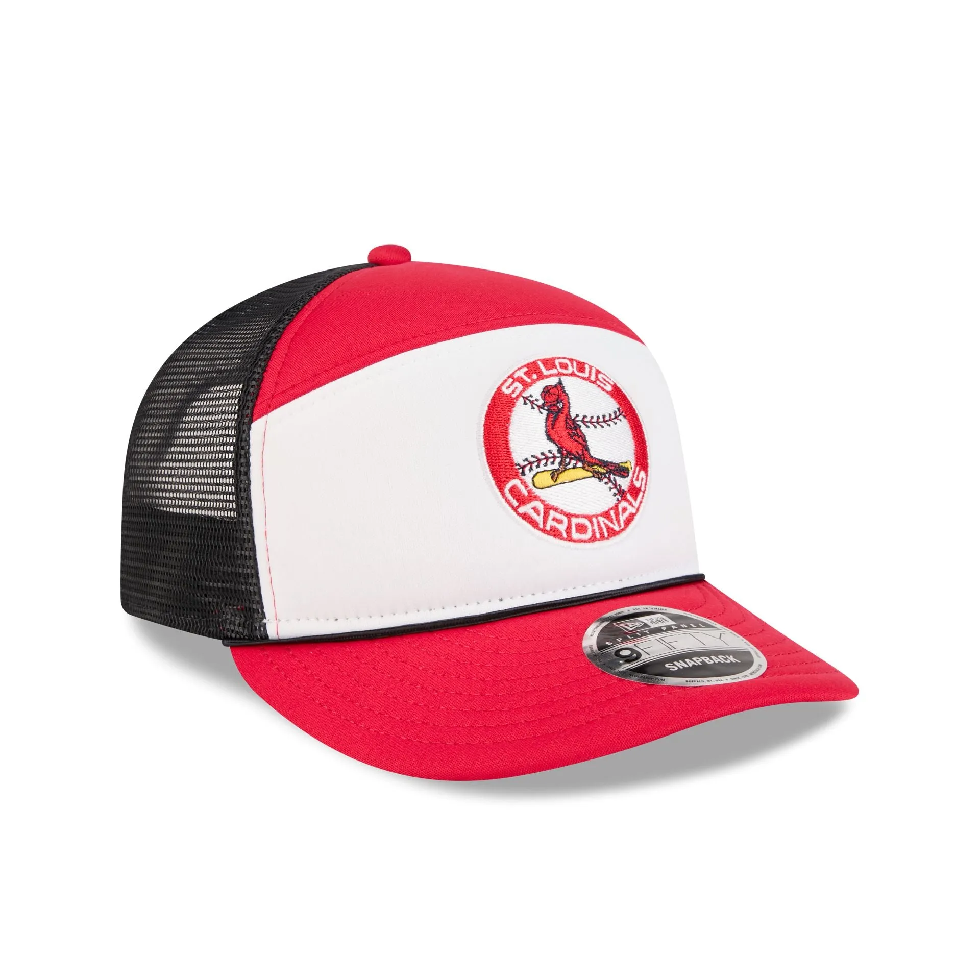 St. Louis Cardinals Blocked Split Panel 9FIFTY Trucker Hat sold by New Era product image thumbnail 3