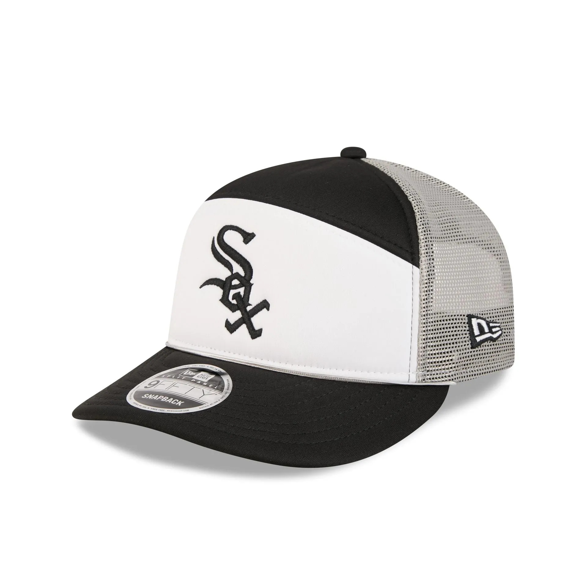 Chicago White Sox Blocked Split Panel 9FIFTY Trucker Hat sold by New Era