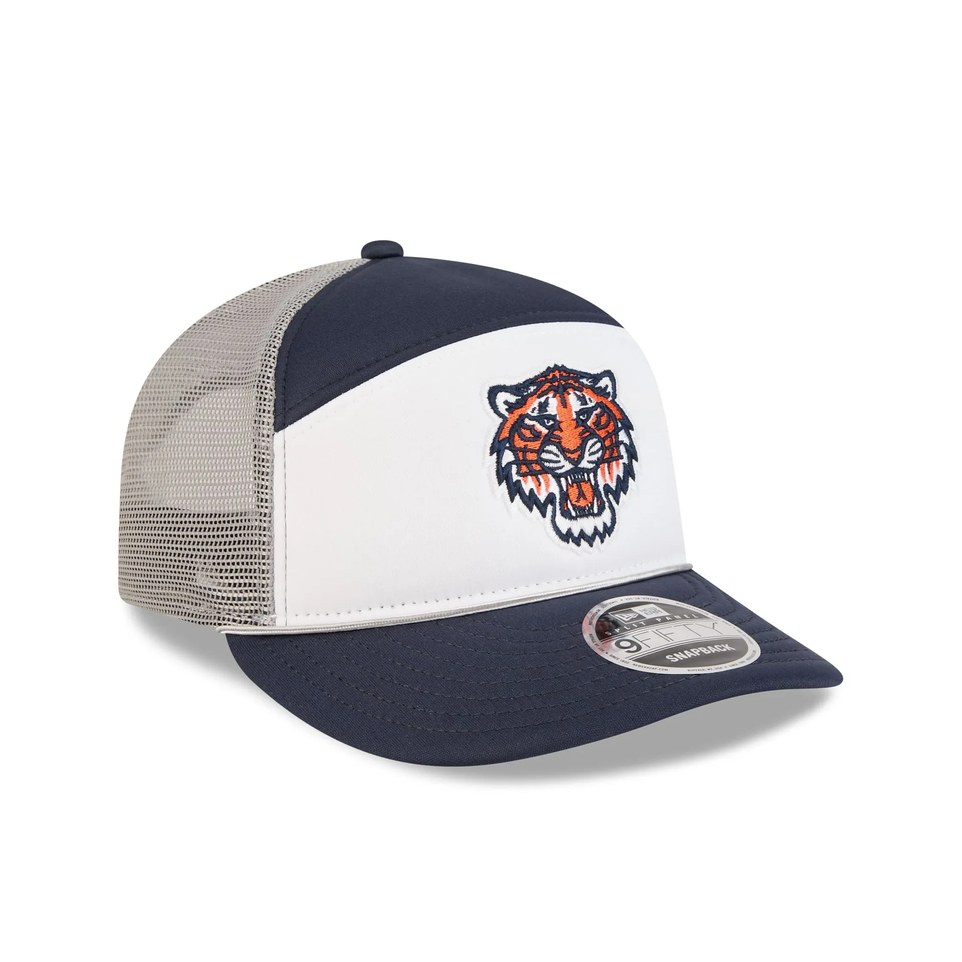 Detroit Tigers Blocked Split Panel 9FIFTY Trucker Hat sold by New Era product image thumbnail 3