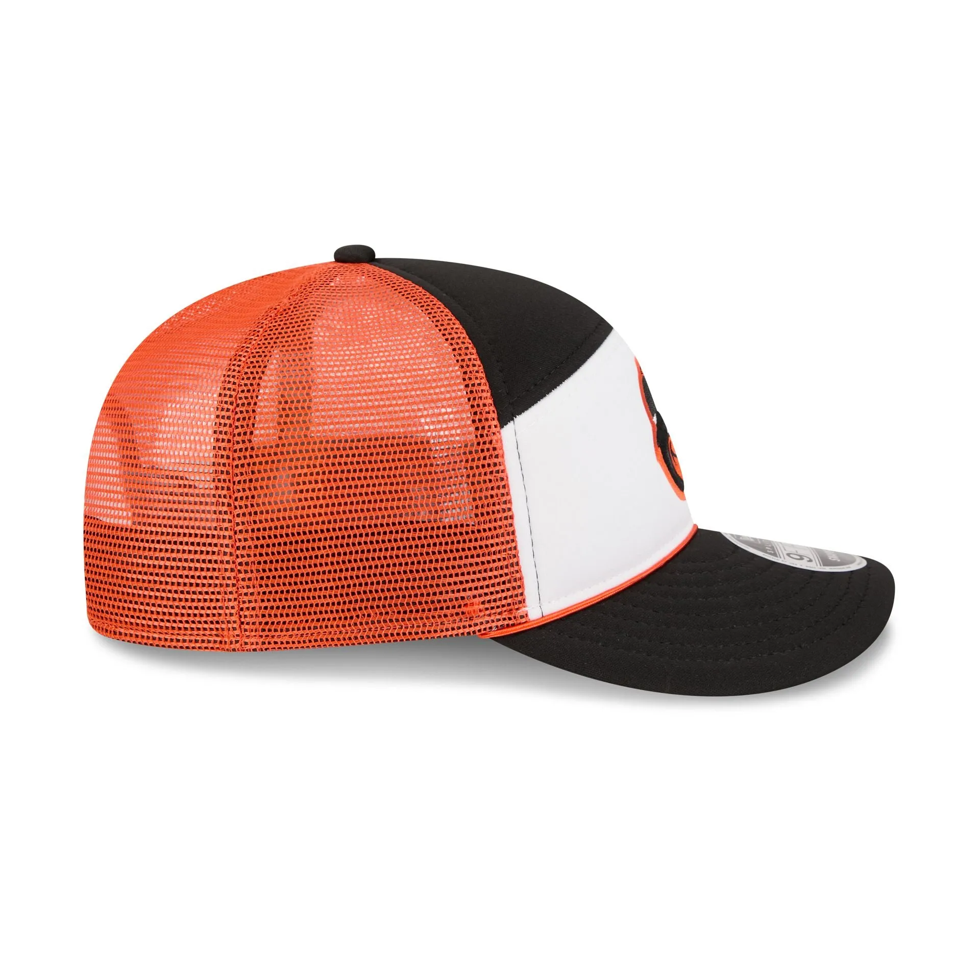 Baltimore Orioles Blocked Split Panel 9FIFTY Trucker Hat sold by New Era product image thumbnail 5