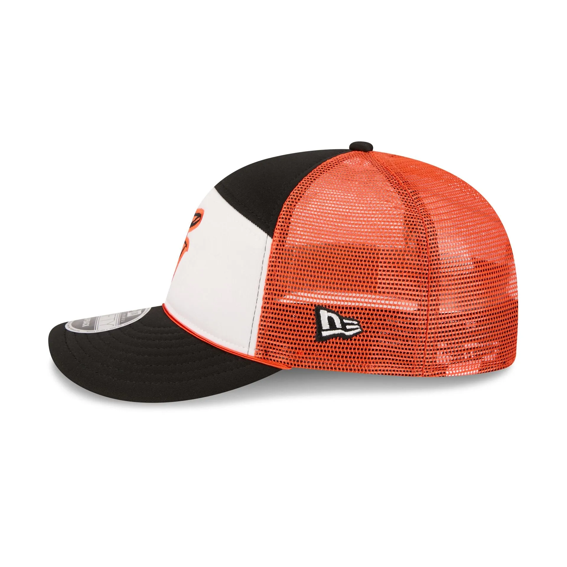 Baltimore Orioles Blocked Split Panel 9FIFTY Trucker Hat sold by New Era product image thumbnail 4