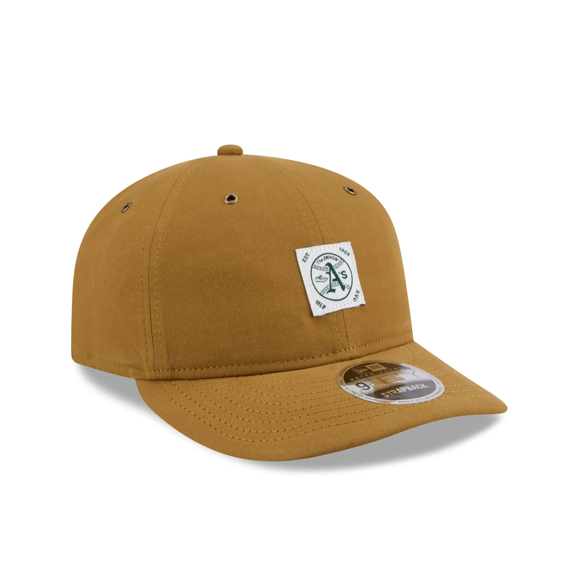 Athletics Brushed Brown Nylon Retro Crown 9FIFTY Adjustable Hat sold by New Era product image thumbnail 3