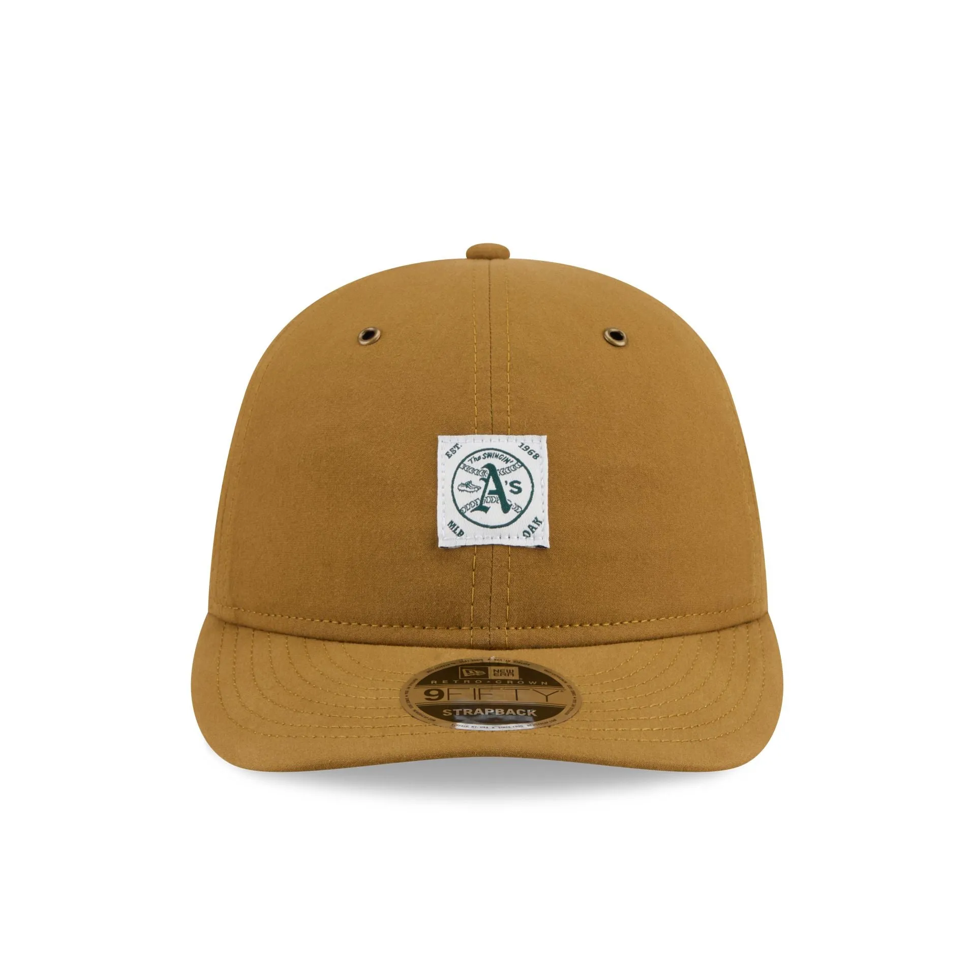 Athletics Brushed Brown Nylon Retro Crown 9FIFTY Adjustable Hat sold by New Era product image thumbnail 2