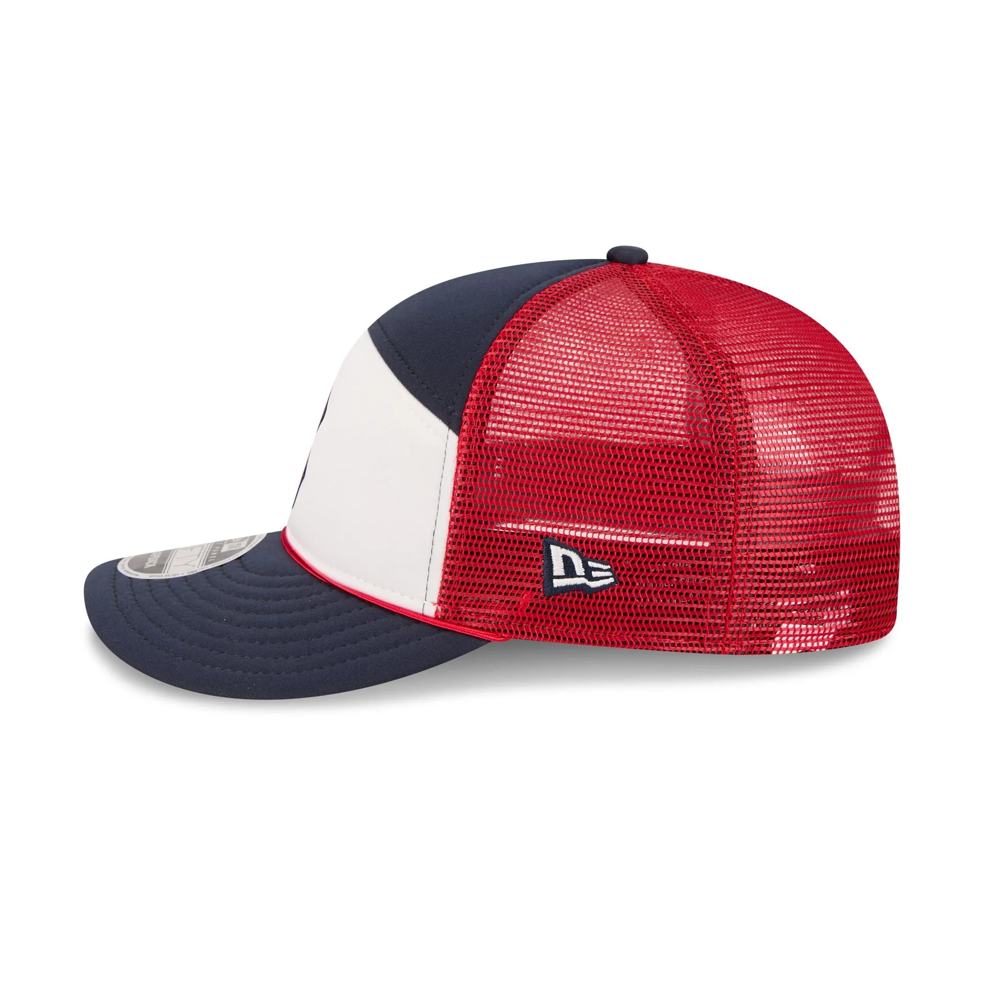 Boston Red Sox Blocked Split Panel 9FIFTY Trucker Hat sold by New Era product image thumbnail 4