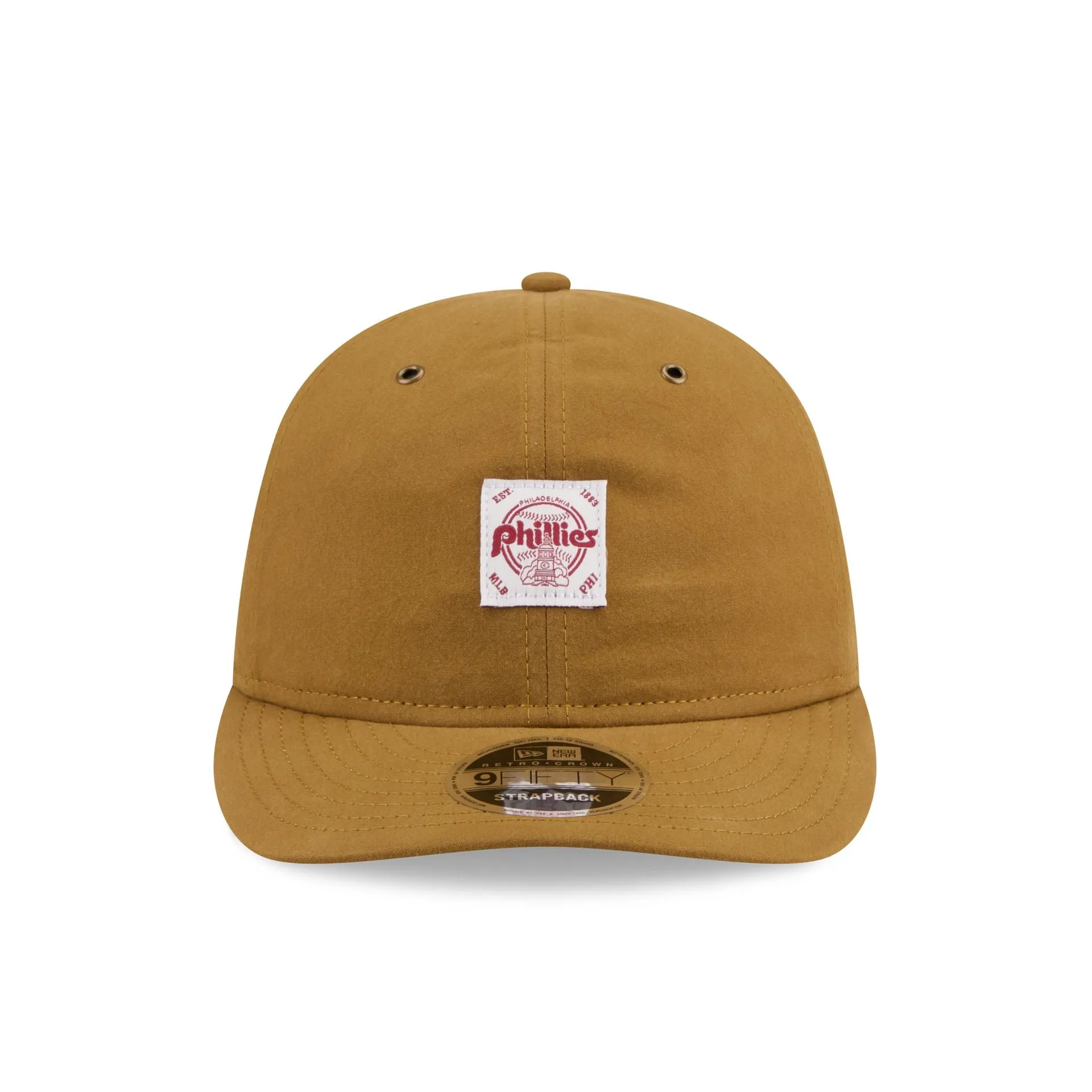 Philadelphia Phillies Brushed Brown Nylon Retro Crown 9FIFTY Adjustable Hat sold by New Era product image thumbnail 2