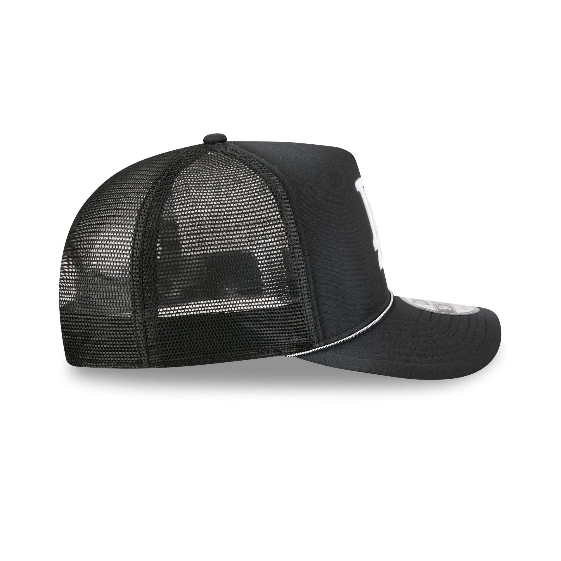 Los Angeles Dodgers Washed Black 9FIFTY A-Frame Trucker Hat sold by New Era product image thumbnail 5