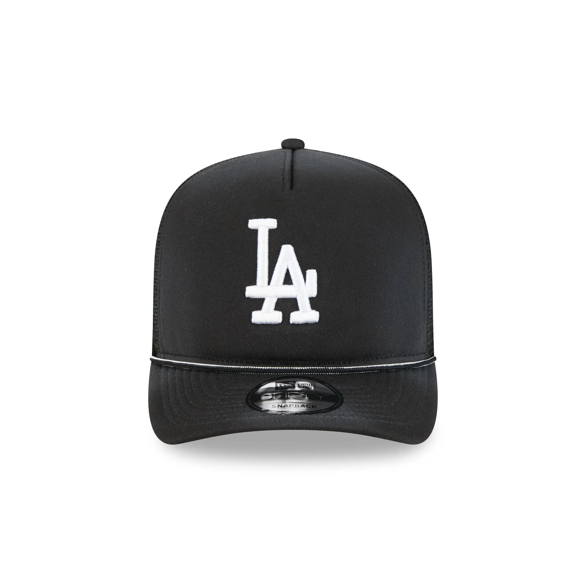 Los Angeles Dodgers Washed Black 9FIFTY A-Frame Trucker Hat sold by New Era product image thumbnail 2