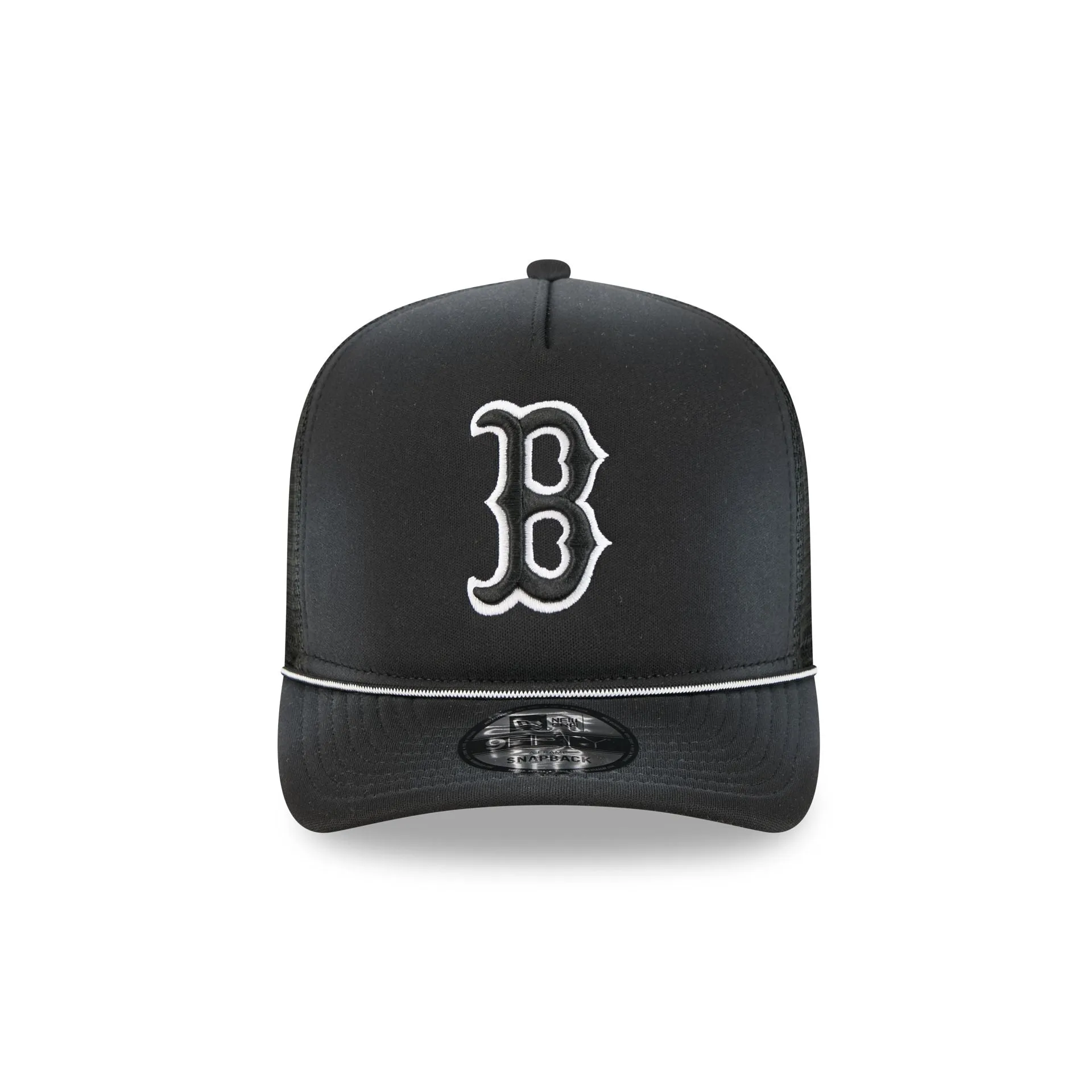 Boston Red Sox Washed Black 9FIFTY A-Frame Trucker Hat sold by New Era product image thumbnail 2