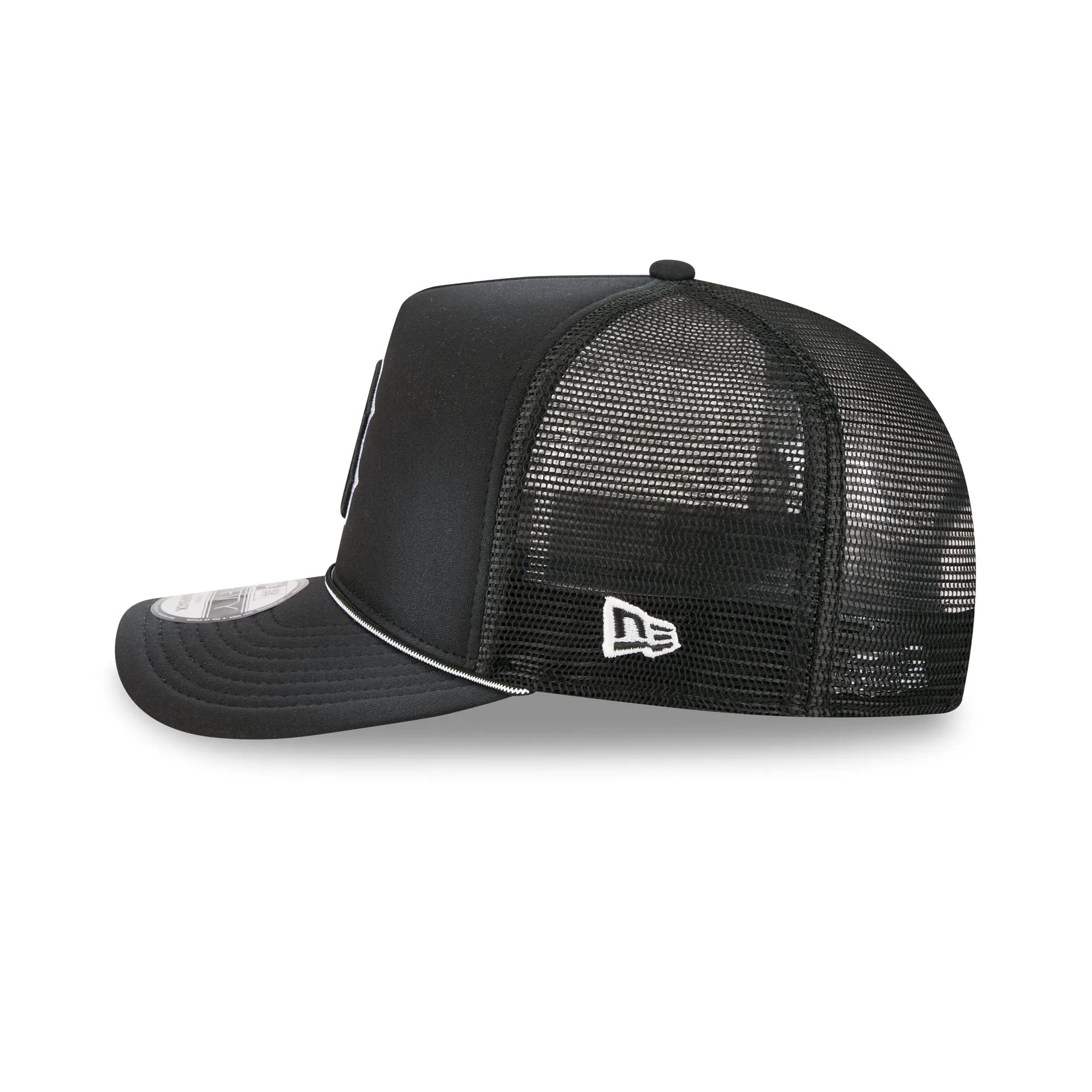 Boston Red Sox Washed Black 9FIFTY A-Frame Trucker Hat sold by New Era product image thumbnail 4