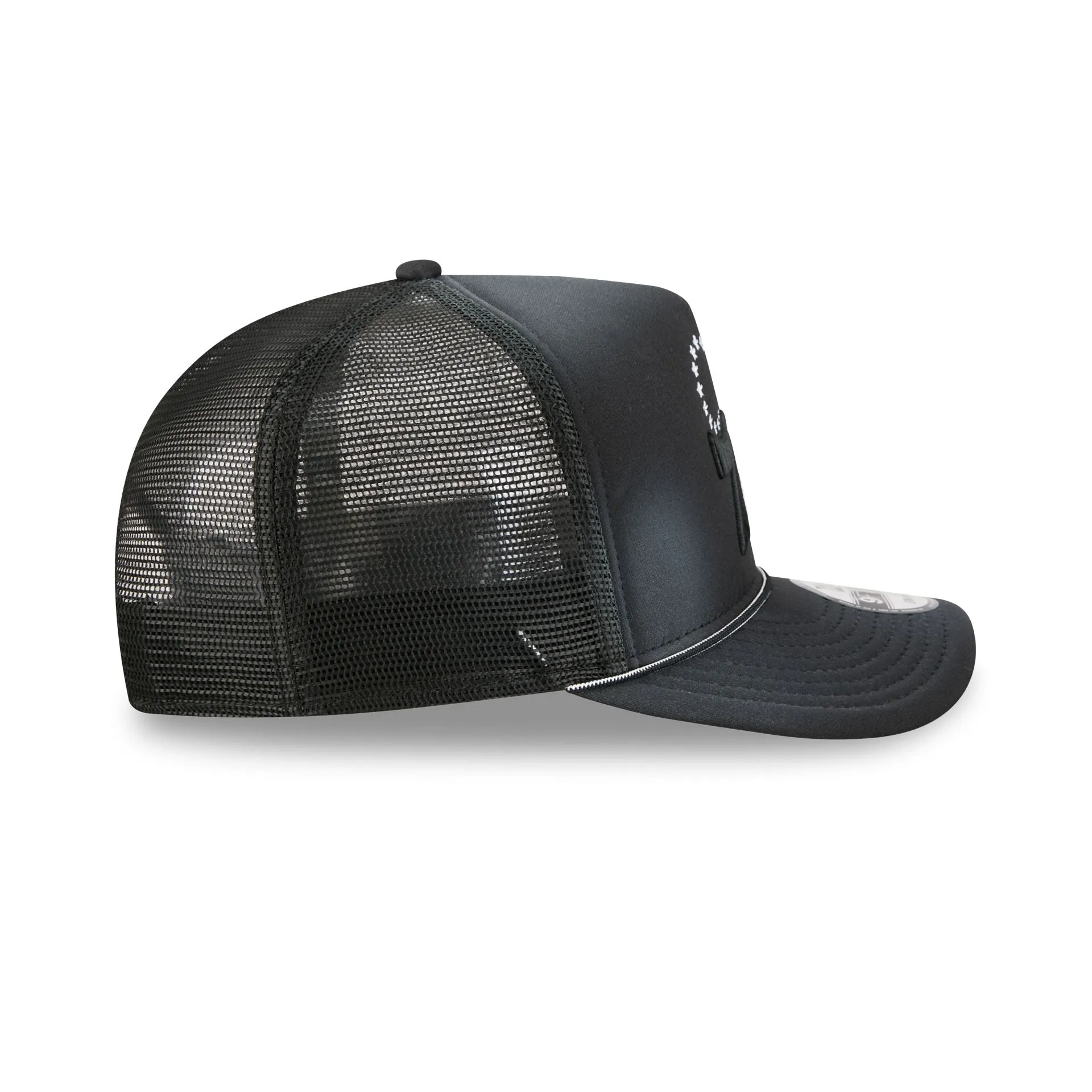Philadelphia 76ers Washed Black 9FIFTY A-Frame Trucker Hat sold by New Era product image thumbnail 5
