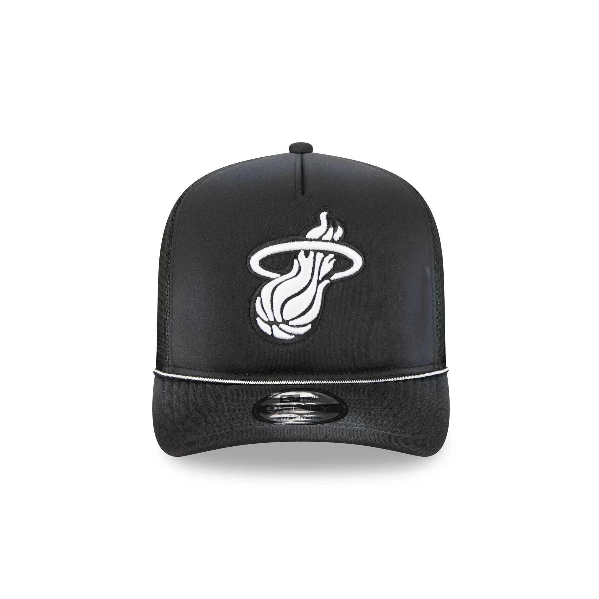 Miami Heat Washed Black 9FIFTY A-Frame Trucker Hat sold by New Era product image thumbnail 2