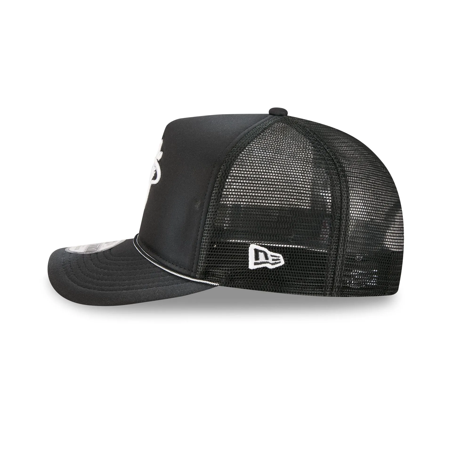 Miami Heat Washed Black 9FIFTY A-Frame Trucker Hat sold by New Era product image thumbnail 4