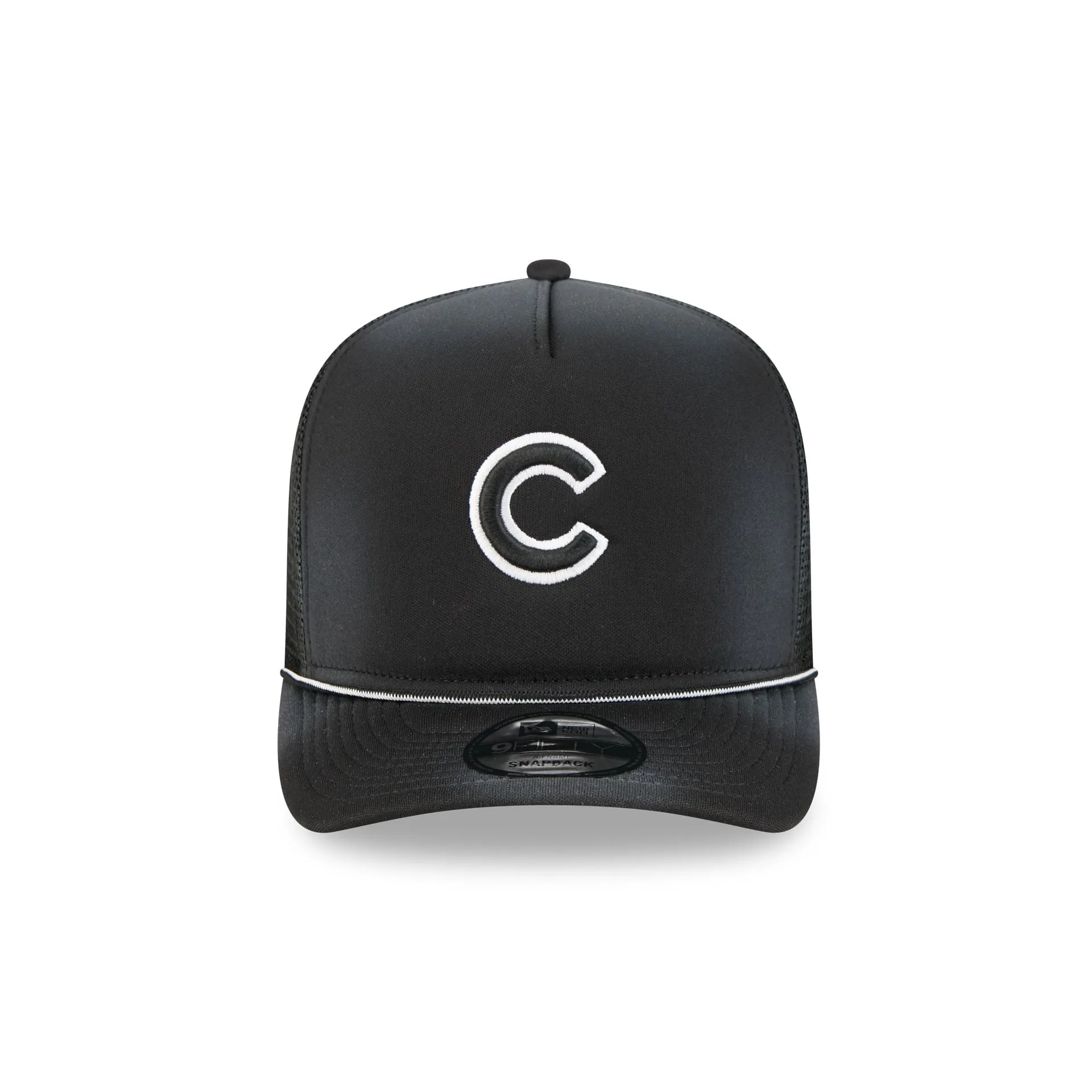Chicago Cubs Washed Black 9FIFTY A-Frame Trucker Hat sold by New Era product image thumbnail 2