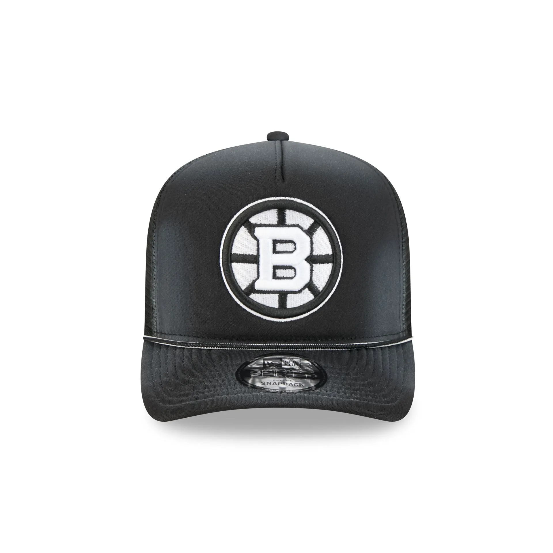 Boston Bruins Washed Black 9FIFTY A-Frame Trucker Hat sold by New Era product image thumbnail 2