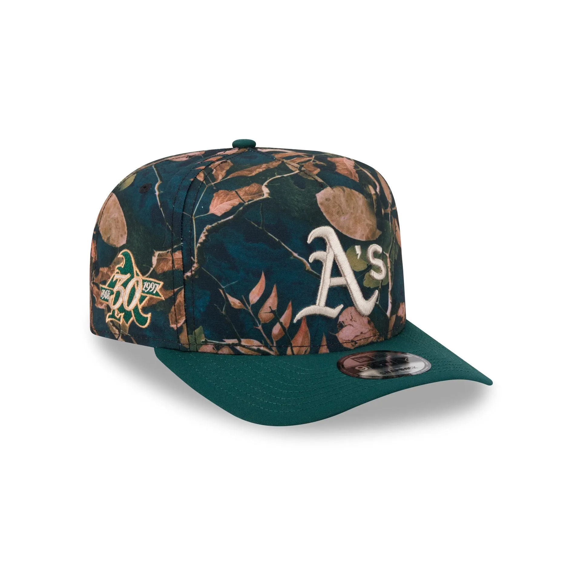 Athletics Leaves 9FIFTY A-Frame Snapback Hat sold by New Era