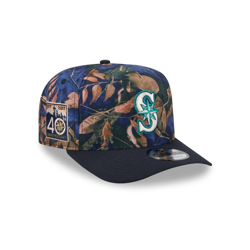 Seattle Mariners Leaves 9FIFTY A-Frame Snapback Hat made by New Era