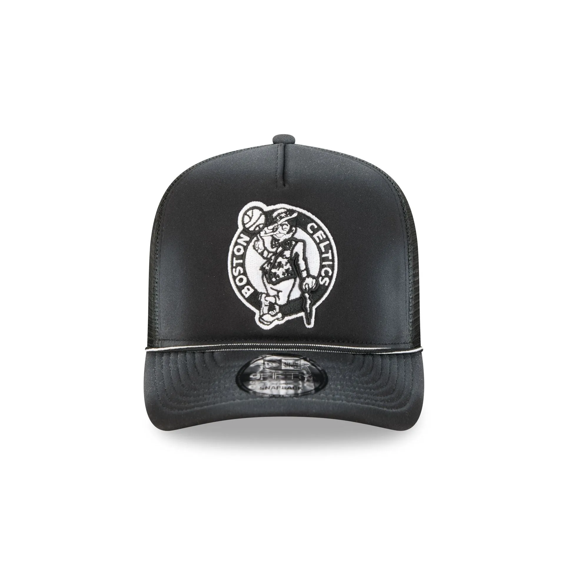 Boston Celtics Washed Black 9FIFTY A-Frame Trucker Hat sold by New Era product image thumbnail 2