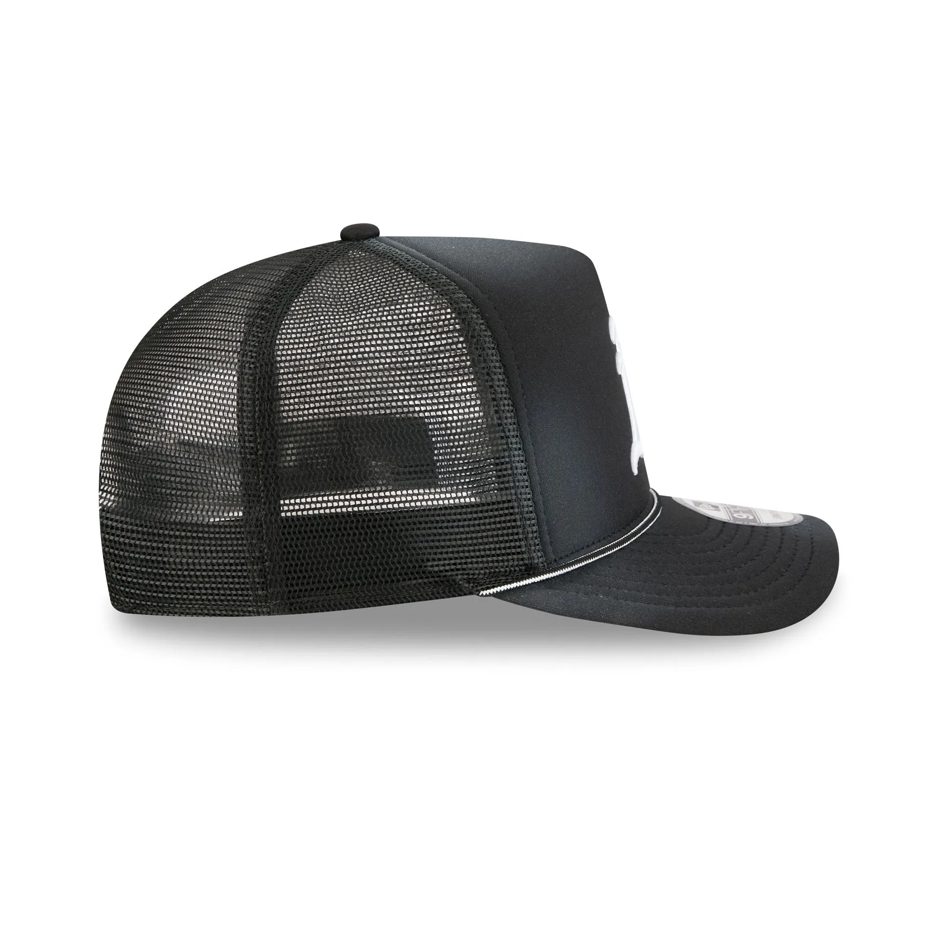 Athletics Washed Black 9FIFTY A-Frame Trucker Hat sold by New Era product image thumbnail 5