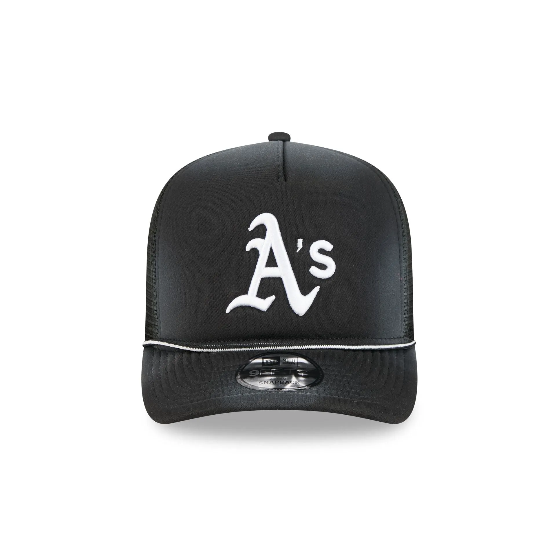 Athletics Washed Black 9FIFTY A-Frame Trucker Hat sold by New Era product image thumbnail 2