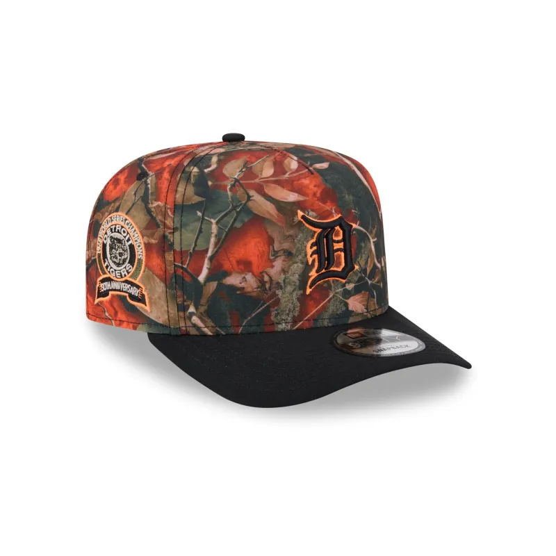 Detroit Tigers Amber Leaves 9FIFTY A-Frame Snapback Hat sold by New Era