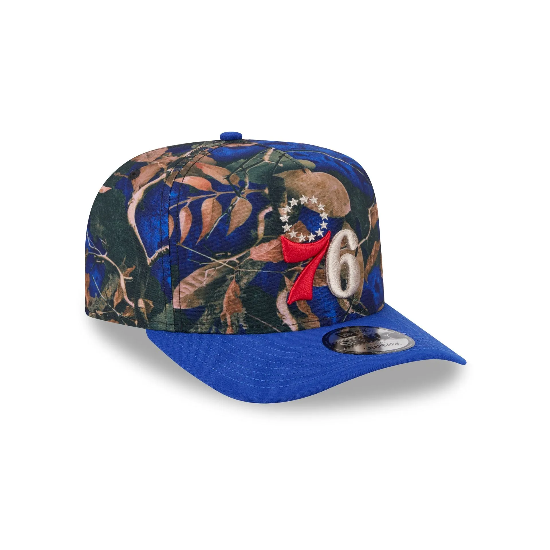 Philadelphia 76ers Leaves 9FIFTY A-Frame Snapback Hat sold by New Era product image thumbnail 3