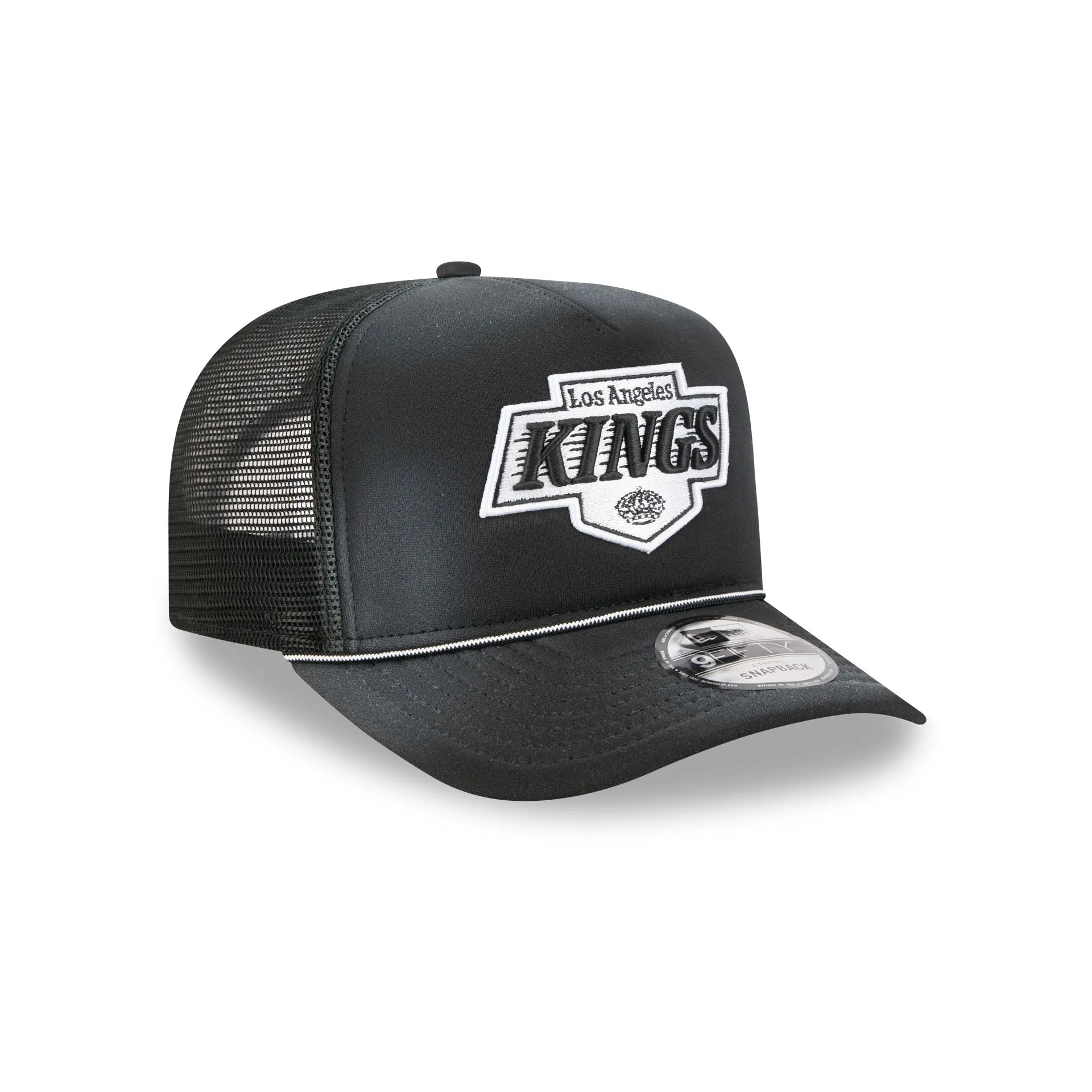 Los Angeles Kings Washed Black 9FIFTY A-Frame Trucker Hat sold by New Era product image thumbnail 3