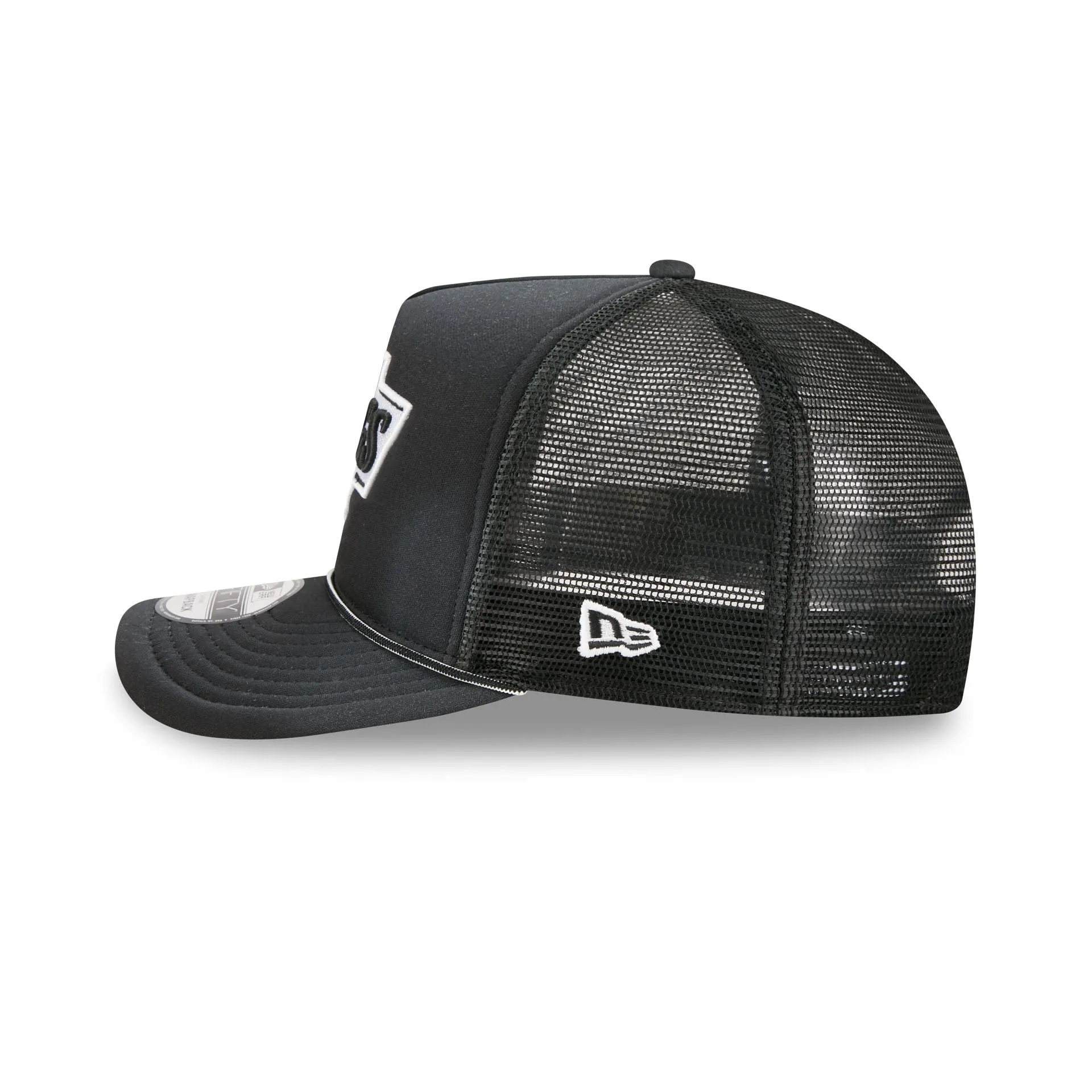 Los Angeles Kings Washed Black 9FIFTY A-Frame Trucker Hat sold by New Era product image thumbnail 4