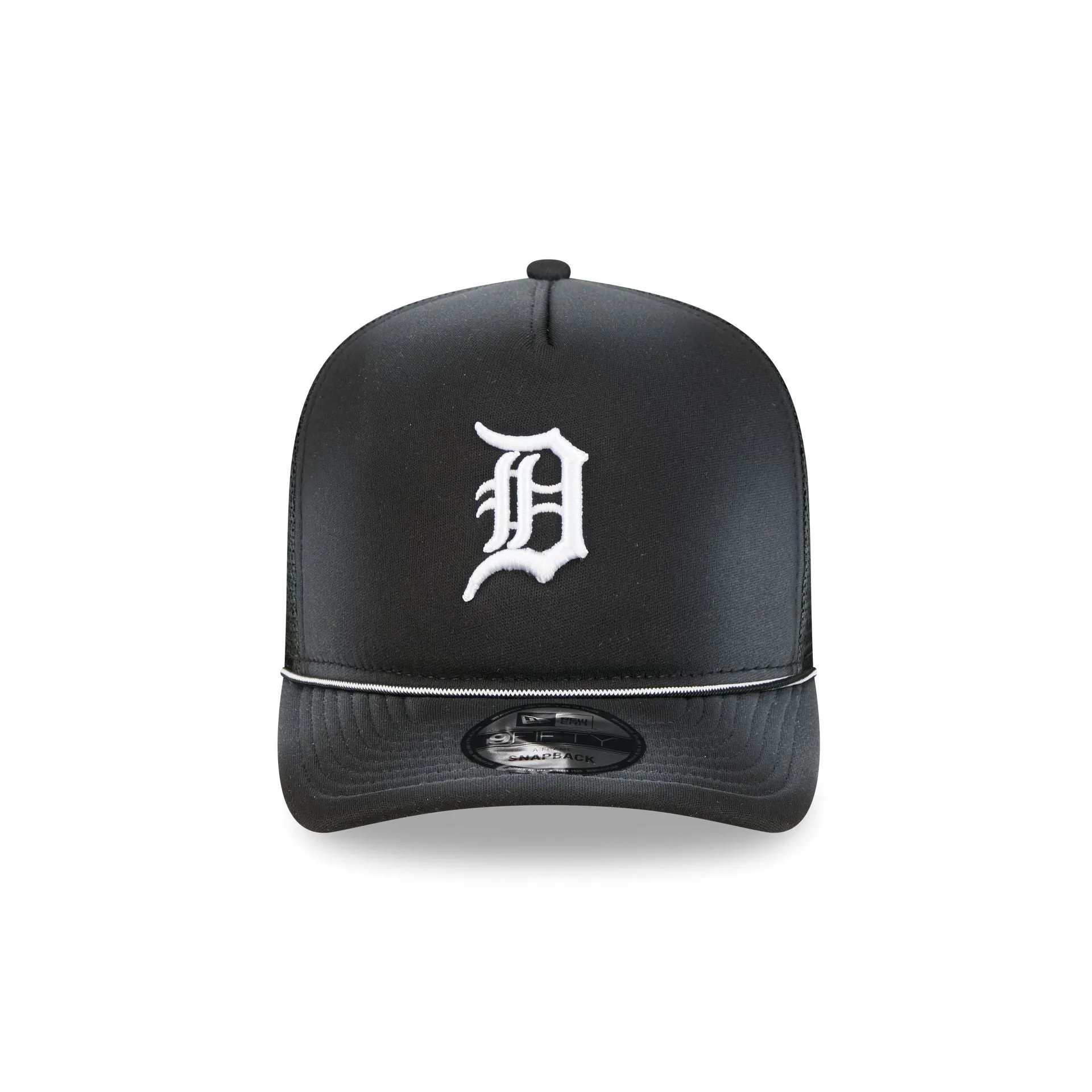 Detroit Tigers Washed Black 9FIFTY A-Frame Trucker Hat sold by New Era product image thumbnail 2