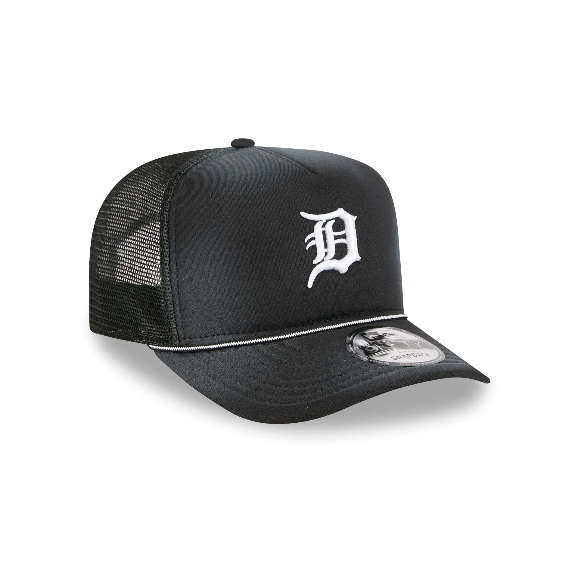 Detroit Tigers Washed Black 9FIFTY A-Frame Trucker Hat sold by New Era product image thumbnail 3