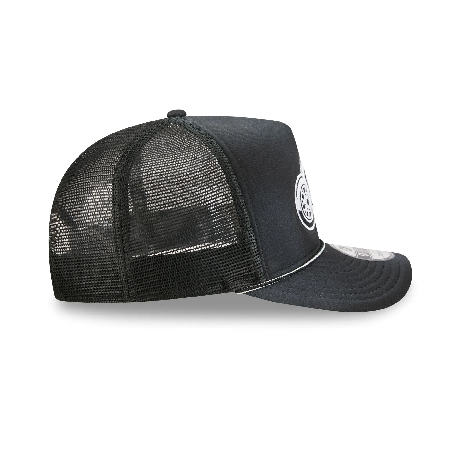 Detroit Red Wings Washed Black 9FIFTY A-Frame Trucker Hat sold by New Era product image thumbnail 5