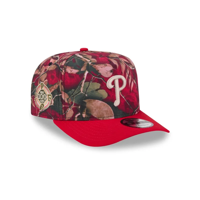 Philadelphia Phillies Leaves 9FIFTY A-Frame Snapback Hat made by New Era