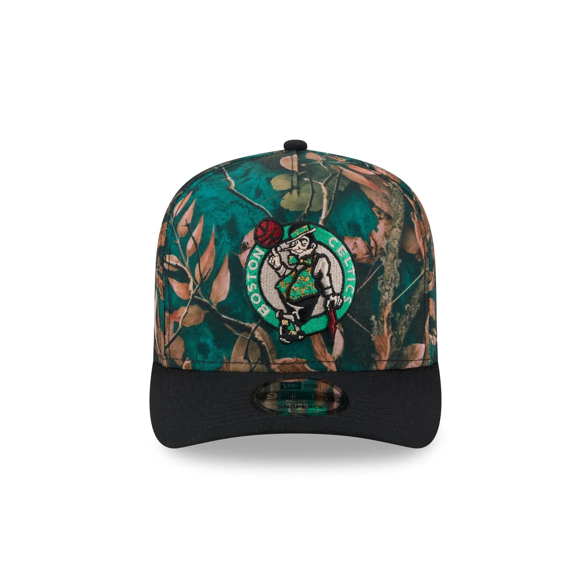 Boston Celtics Leaves 9FIFTY A-Frame Snapback Hat sold by New Era product image thumbnail 2