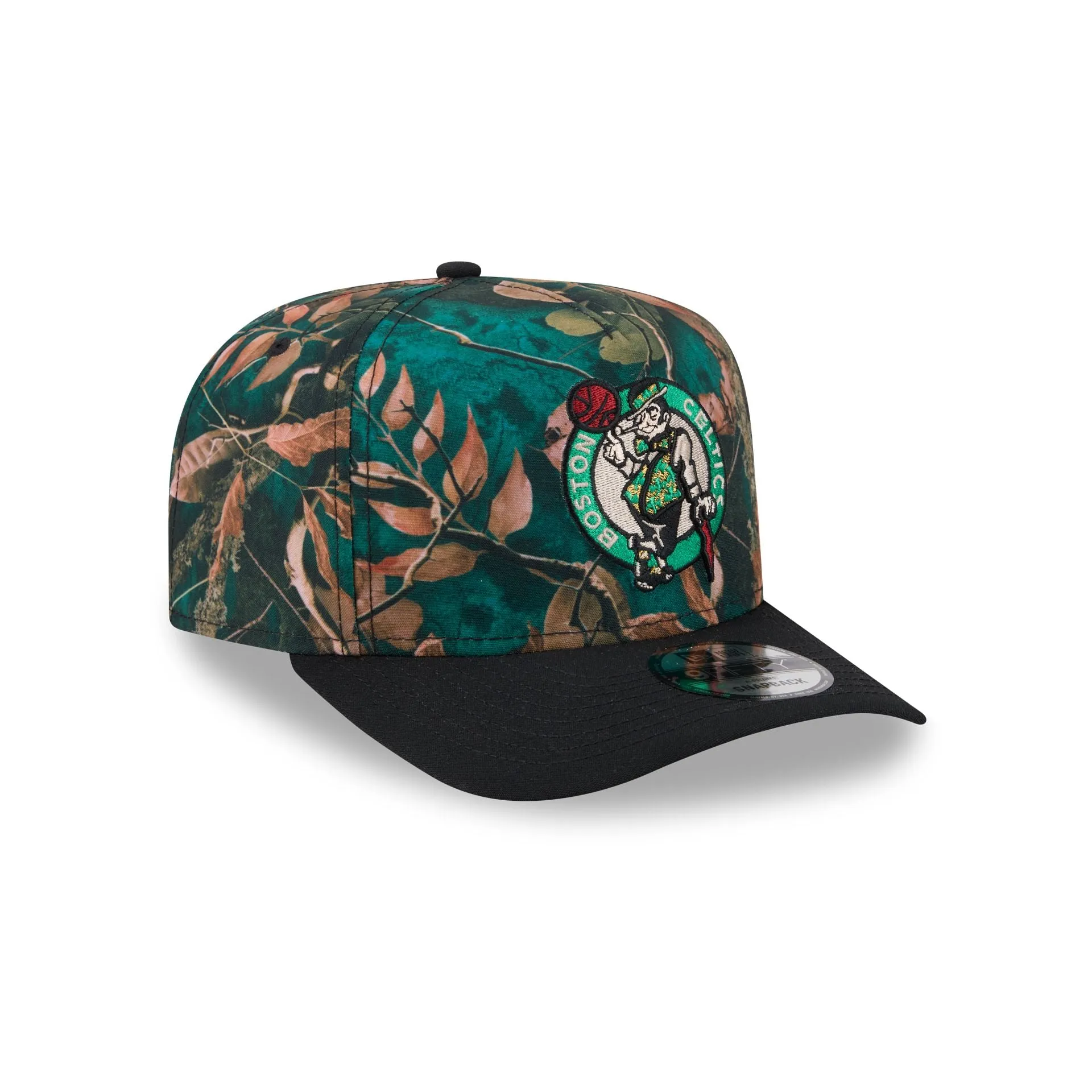 Boston Celtics Leaves 9FIFTY A-Frame Snapback Hat sold by New Era product image thumbnail 3