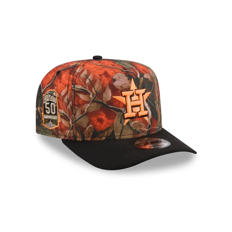 Houston Astros Amber Leaves 9FIFTY A-Frame Snapback Hat sold by New Era