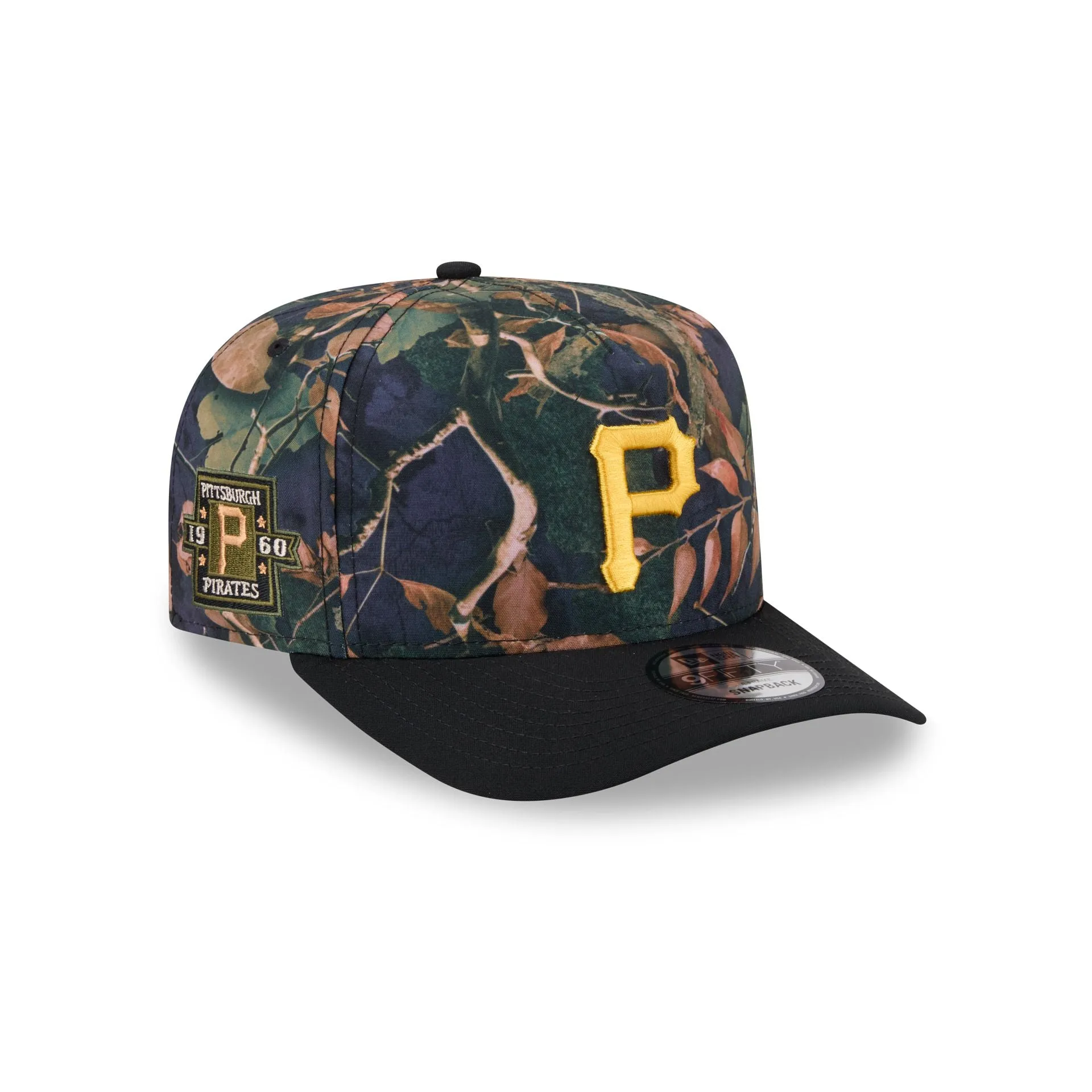 Pittsburgh Pirates Leaves 9FIFTY A-Frame Snapback Hat sold by New Era