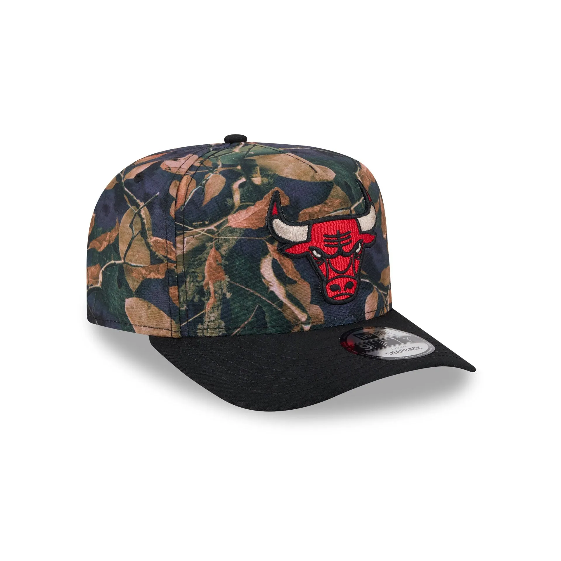 Chicago Bulls Leaves 9FIFTY A-Frame Snapback Hat sold by New Era product image thumbnail 3