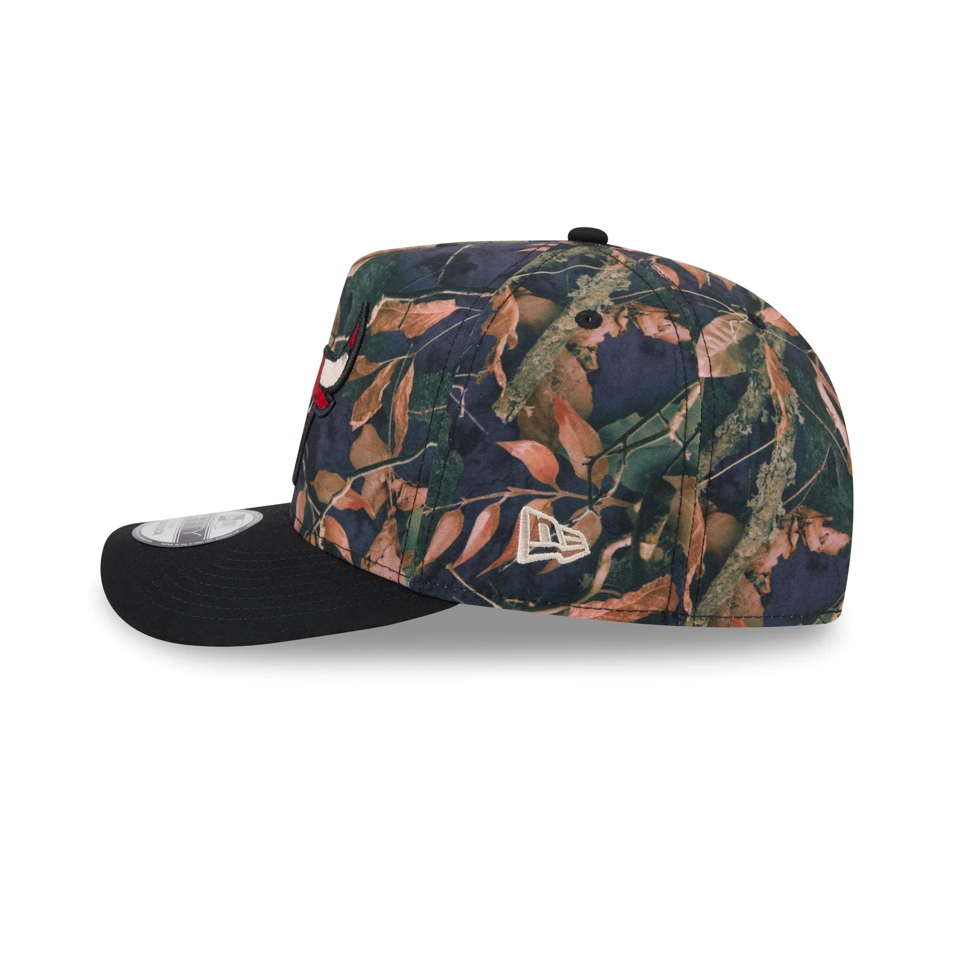 Chicago Bulls Leaves 9FIFTY A-Frame Snapback Hat sold by New Era product image thumbnail 4