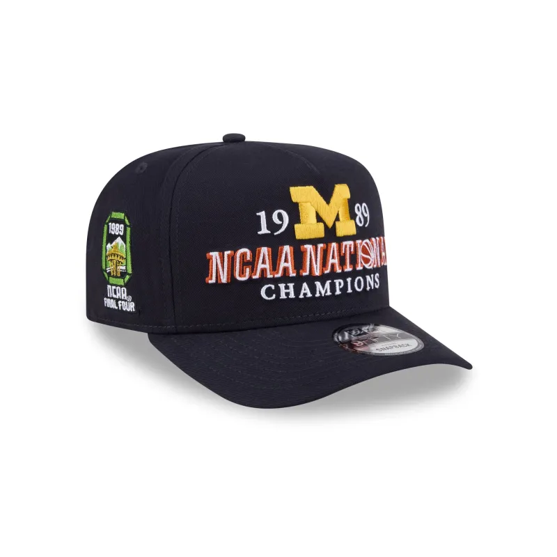 Michigan Wolverines Historic Win 9FIFTY A-Frame Snapback Hat sold by New Era