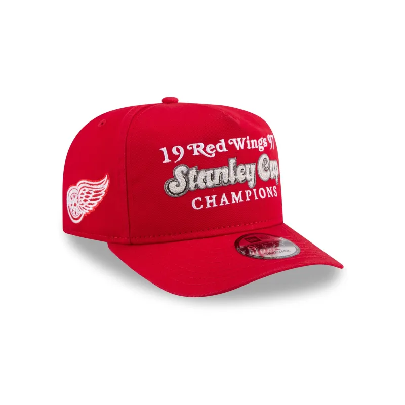Detroit Red Wings Historic Win 9FIFTY A-Frame Snapback Hat sold by New Era