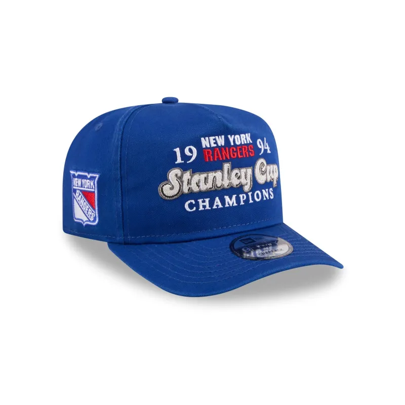 New York Rangers Historic Win 9FIFTY A-Frame Snapback Hat made by New Era