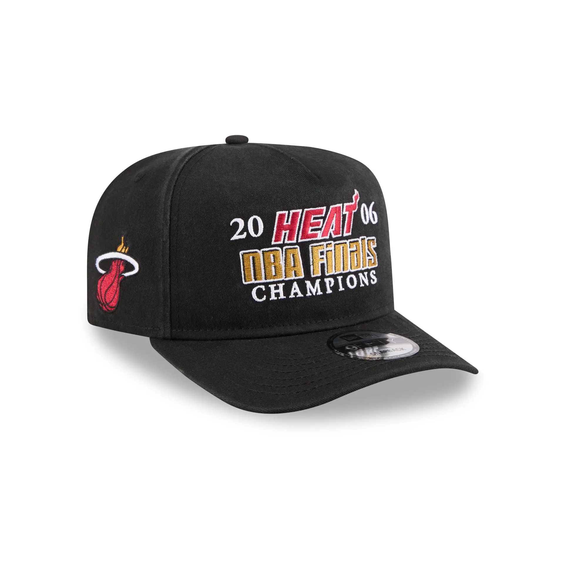 Miami Heat Historic Win 9FIFTY A-Frame Snapback Hat sold by New Era