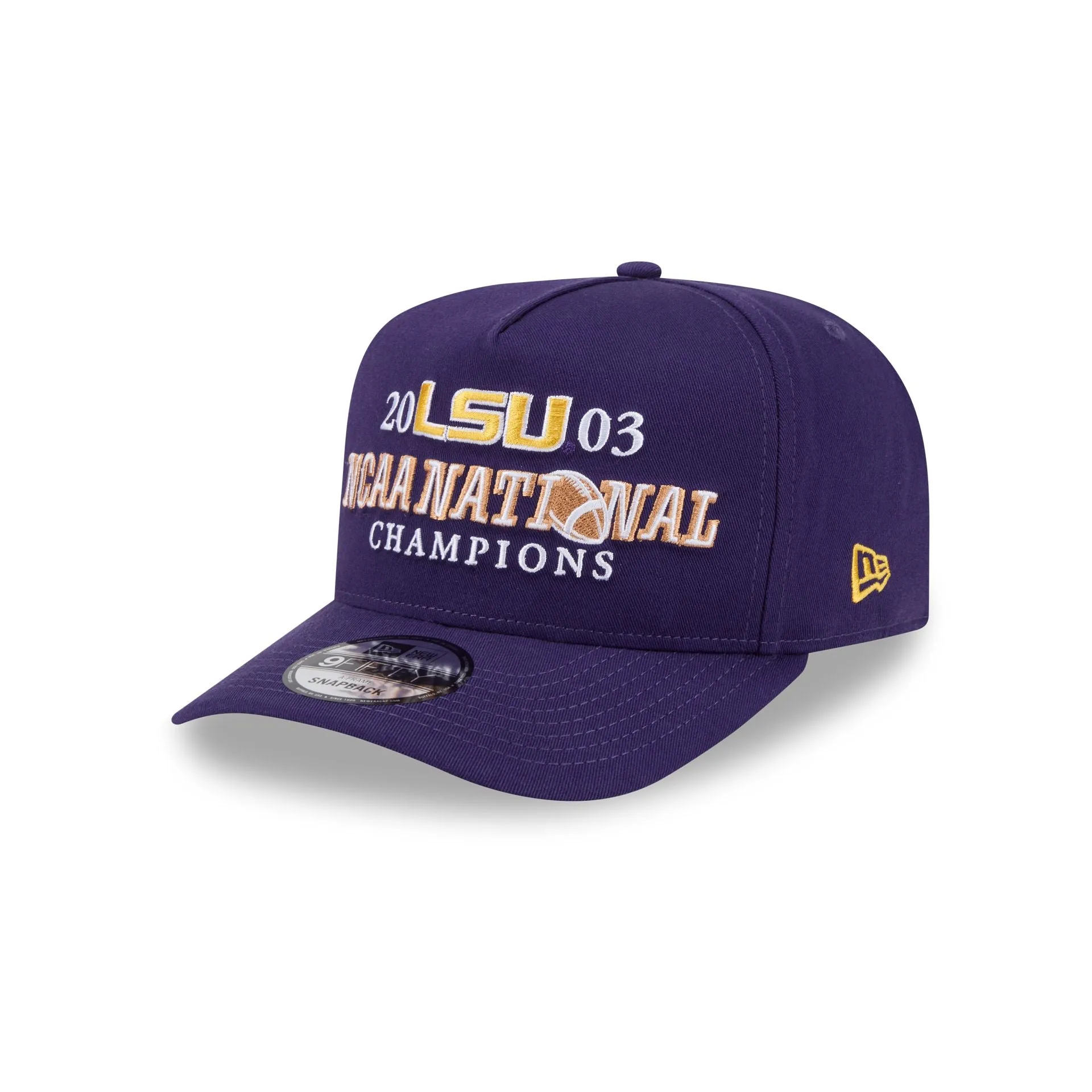 LSU Tigers Historic Win 9FIFTY A-Frame Snapback Hat sold by New Era product image thumbnail 3