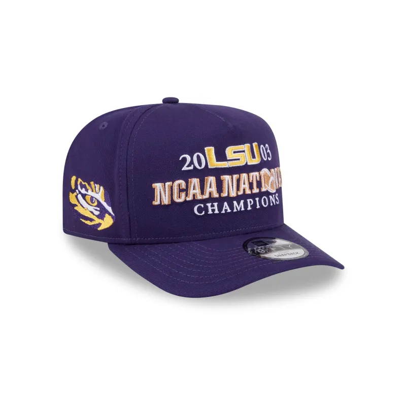 LSU Tigers Historic Win 9FIFTY A-Frame Snapback Hat sold by New Era