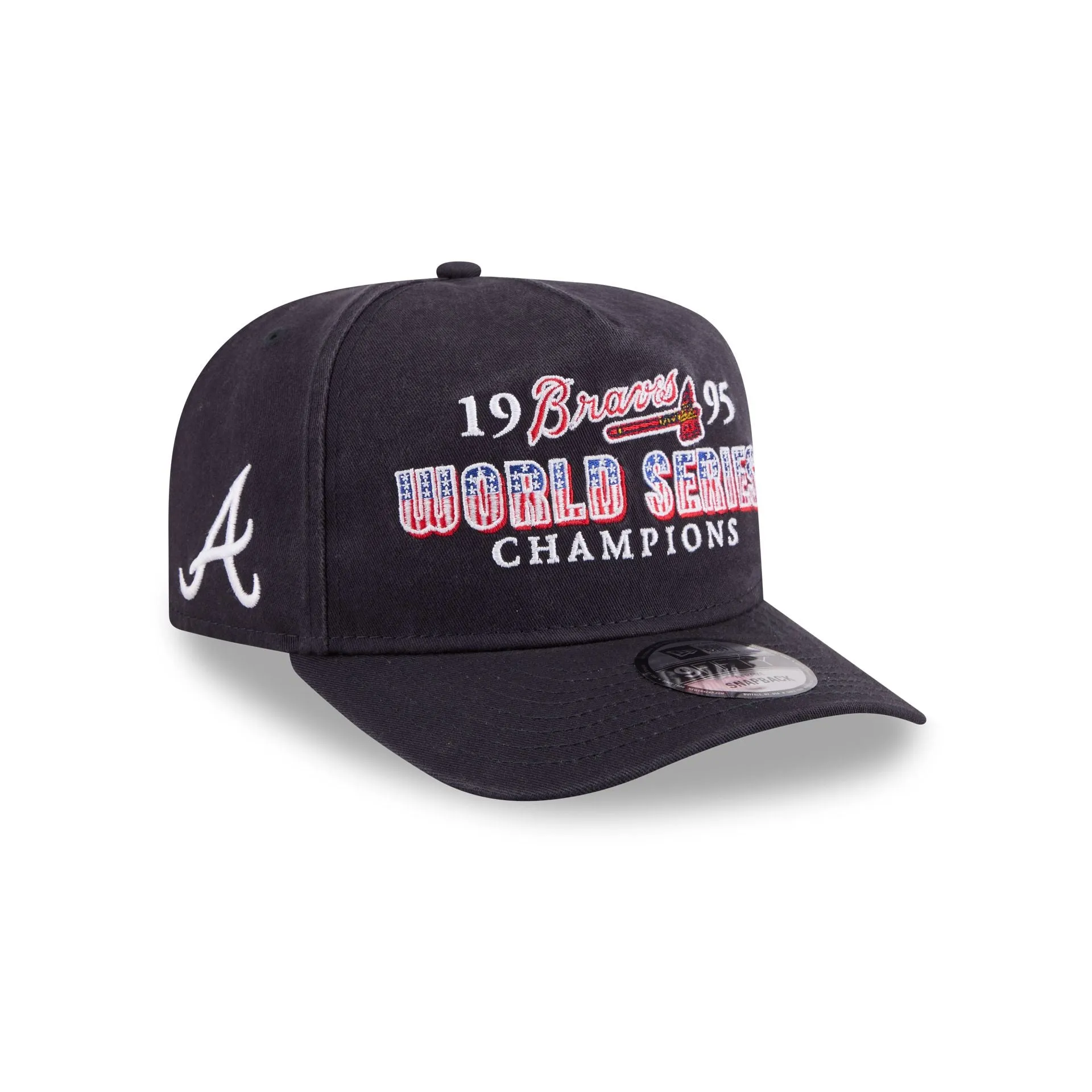 Atlanta Braves Historic Win 9FIFTY A-Frame Snapback Hat sold by New Era