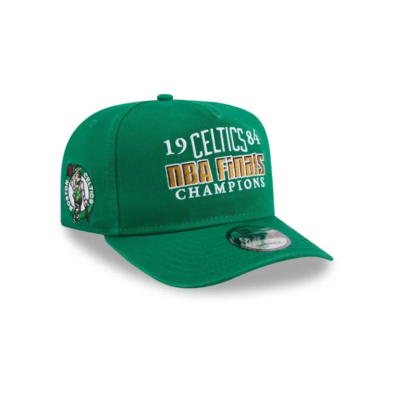 Boston Celtics Historic Win 9FIFTY A-Frame Snapback Hat made by New Era
